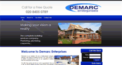 Desktop Screenshot of demarcenterprises.co.uk